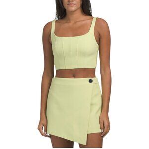 TOCCIN Rhea Cropped Corset Tank Top